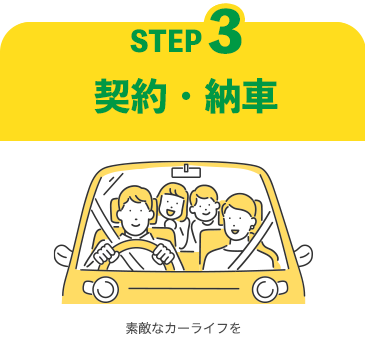 STEP3 素敵なカーライフを